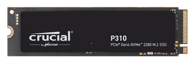 Crucial P310 1TB Gen4 2280 NVMe SSD 7100/6000 MB/s R/W 220TBW 1000K/1200K IOPS 1.5M hrs MTTF Full-Drive Encryption M.2 PCIe4 5yrs ~CT1000P3PSSD8 Crucial P310 1TB Gen4 2280 NVMe SSD 7100/6000 MB/s R/W 220TBW 1000K/1200K IOPS 1.5M hrs MTTF Full-Drive Encryption M.2 PCIe4 5yrs ~CT1000P3PSSD8